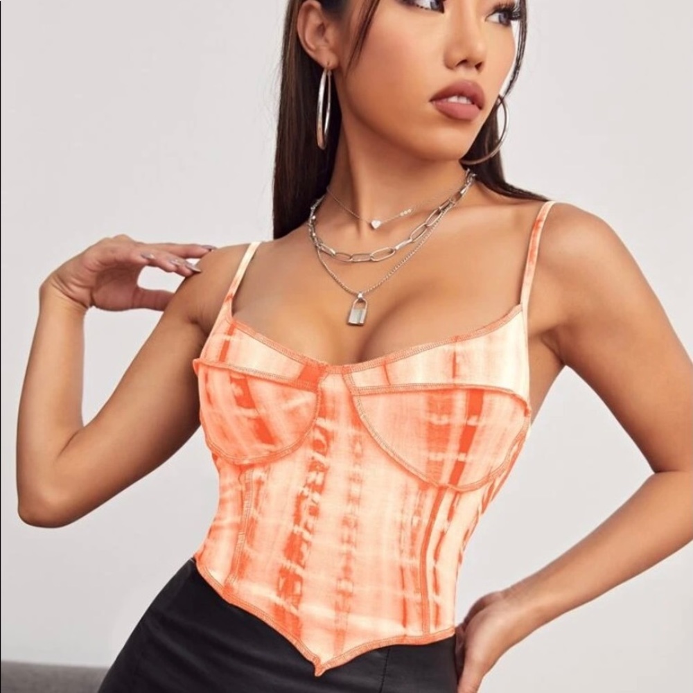 Womens orange top